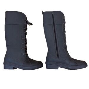 Clarks Carima Pluma Waterproof Winter Knee High Boot Women's Sz 6 Dark Brown